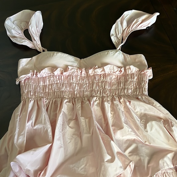 Antonio Melani Leila Sweetheart Neck Sleeveless Taffeta Smocked Tiered Dress. - Picture 10 of 15